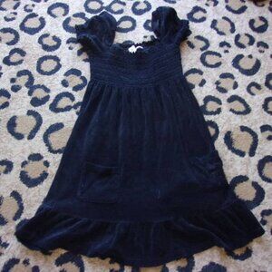 JUICY VELOUR SMALL BLACK DRESS